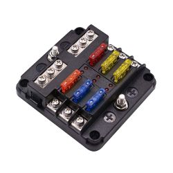ZEKERINGBOX ATC 6 VOUDIG MET LED EN SCHROEF AANSLUITING