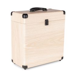 PLATENKOFFER LICHT HOUT VOOR 30 VINYL PLATEN