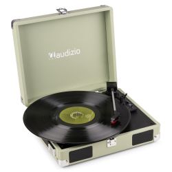 PLATENSPELER BRIEFCASE GREEN