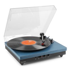 PLATENSPELER BT IN/OUT DARK BLUE