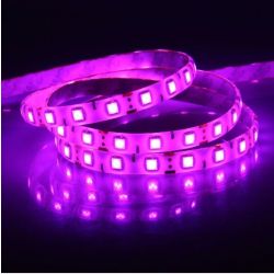 LED STRIP ROSE 1M X 10MM 12VDC/6W 60LEDS/P.M. IP21 ZELFKLVEND