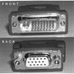CONVERTER DVI-A MALE -> VGA 15P HDSUB FEMALE
