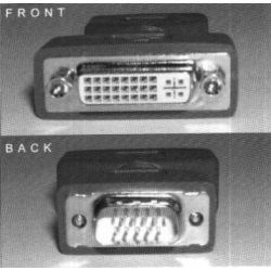 CONVERTER DVI-A FEMALE - VGA 15P HDSUB MALE