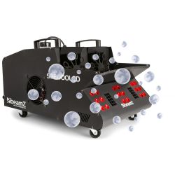 ROOKMACHINE EN BELLENBLAASMACHINE EN 18 X 3W RGB LEDS