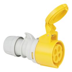 CEE CONTRA GEEL 4 POLIG 16AMP/110V