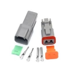 DEUTSCH DT04-2P + DT06-2S 2 POLIG 0.5-1.0MM2