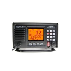 VHF MARINE RADIO MET AIS+DSC+GPS ATIS IP67 ZWART