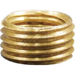 REDUSEER BUS M10 BUITEN-M8 BINNEN MESSING LENGTE 5MM (FIJNESCHROEFDRAAD, NIET METRISCH) 2 STUKS