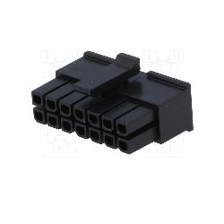 BEHUIZING FEMALE 2X7P