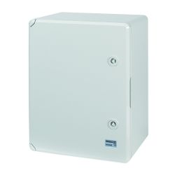 BEHUIZING MET DEUR 400X400X220MM IP65 MET DICHTE DEUR
