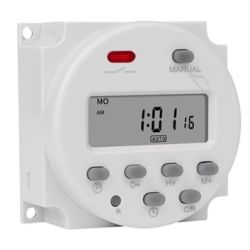 SCHAKELKLOK DIGITAAL 5VDC 1 X MAAK 250V/16A INBOUW