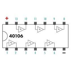 HEX SCHMITT TRIGGER 14P