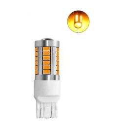 LED LAMP 12V T20 7443 1.2W/4W ORANJE CANBUS