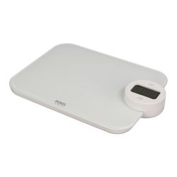 DIGITALE KEUKENWEEGSCHAAL - 5 KG / 1 G - MILIEUVRIENDELIJK -ZONDER BATTERIJEN
