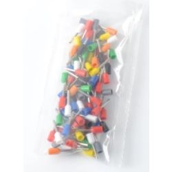 ADEREINDHULS GEISOLEERD MIX COLOR 2.50MM2 100 STUKS