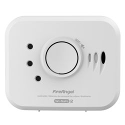 KOOLMONOXIDE MELDER MET DISPLAY INGEBOUWDE BATTERIJ 10 JAARNIET VERVANGBAAR (DRAADLOOS TE MAKEN MET MODULE WISAFE2)