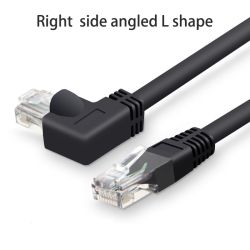 PATCHKABEL UTP CAT6A HAAKS RECHTS ZWART 2M