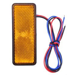 SIGNAAL LAMP LED OPBOUW 12VDC GEEL/ORANJE 89X35X9.5MM 1.5W 300LM 2 LICHTSTERKTES