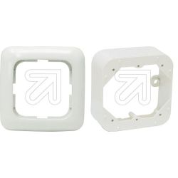 DIMMER OPBOUWRAND MET RAAM WIT