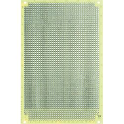 EXPERIMENTEER PRINTPLAAT 100X160MM PUNT 2.54MM RASTER MET 37P DIN41617 CONNECTOR EPOXY DUBBELZIJDIG DOOR GEMATALISEERD