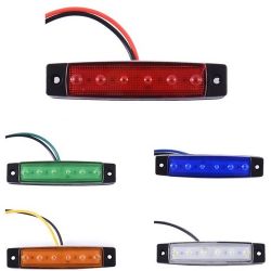 SIGNAAL LAMP LED OPBOUW 12VDC ROOD 100X20X8MM