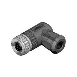 STEKKER FEMALE 4P SOLDEER IP67 HAAKS 1.5MM2