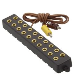VERDEELBLOK 10 VOUDIG BRUIN + SNOER