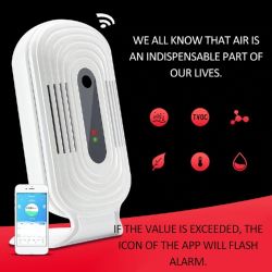 LUCHTKWALITIETSMETER CO2 WIFI