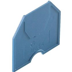 AFSLUITPLAAT 4MM2 BLAUW