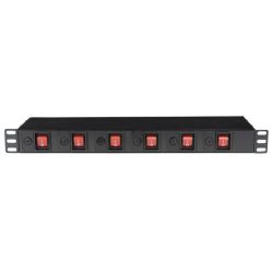 POWERSPLIT 6 X SCHUKO + 6 X SCHAKELAAR