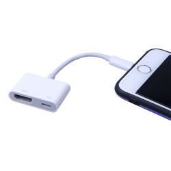 LIGHTNING 8P MALE - HDMI 0.2M MET CHARGE PLUG