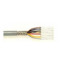 AFGESCHERMD 8X0.14MM2 ROND GRIJS