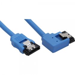 KABEL SATA III FEMALE-FEMALE 0.3M MET 1 X STEKKER HAAKS LINKS