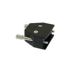 D.SUB 9P BEHUIZING ZWART LUXE