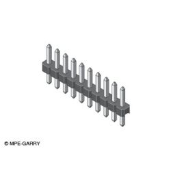 KONTAKTSTRIP ENKEL RIJ 36P RECHT VERGULD RASTER 2.54MM