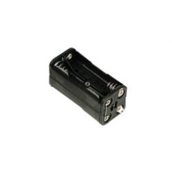 BATTERIJHOUDER 4 X AAA-CEL INBOUW MET SOLDEERLIP AANSLUITING