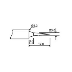 SOLDEERSTIFT 0.8MM SCHUIN VTSSC10N/VTSSC20N/VTSSC30N/VTSSC40N