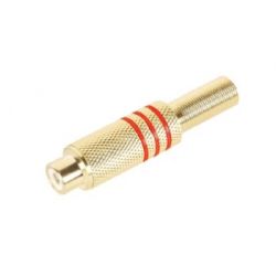 TULP CONTRA VERGULD ROOD VOOR 6MM KABEL