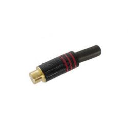 TULP CONTRA ZWART/GOUD ROOD VOOR 7MM KABEL