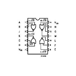QUAD 2IN NOR GATE 14P