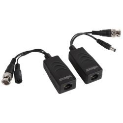 VIDEO-/ VOEDINGSBALUN MET 8P8C (RJ45) CONNECTOR EN BNC/VOEDINGSKABELS - PAAR