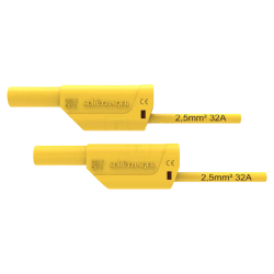 MEETSNOER PVC 150CM PVC GEEL 2.5MM2 MAX. 1000VAC 32A CATII