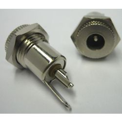 VOEDINGSCHASSIS 2.5X5.5MM METAAL 1 GATS MONTAGE