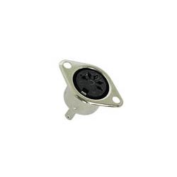 DIN 5P CHASSIS INBOUW 180ø