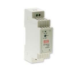 DIN-RAIL VOEDING 25MM 12W  5V/2,4A
