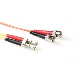 PATCHKABEL OPTISCH LC-ST 10M MULTIMODE 62,5/125UM OM1 DUPLEXECON-LINE