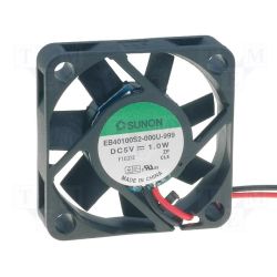 VENTILATOR 5V/DC GLIJLAGER 40X40X10MM 11,8M3/H 27DB