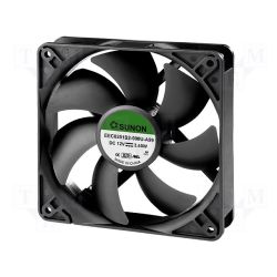 VENTILATOR 12V/DC KOGELLAGER 120X120X25MM 157,9M3/H 40,5DBA