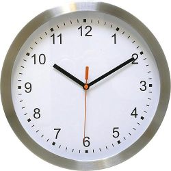 WANDKLOK 29,5CM ZILVER