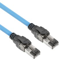 PATCHKABEL S/FTP CAT6A 20M MALE-MALE POE 100W B2CA BLAUW